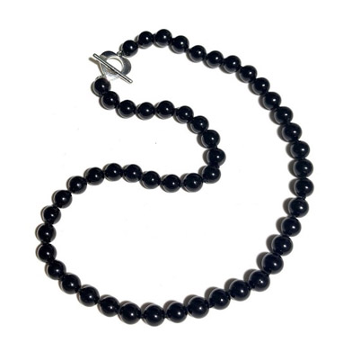 Бусы из турмалина (шерла)